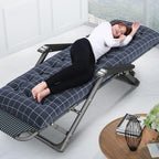 Folding Chaise Lounge Chair for Outside Beach Sunbathing Patio Pool Lawn Deck Lay Flat Adjustable 5-Position(B)