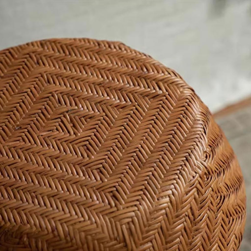 Couch Side Table Home Creative Rattan Drum Stool B& Living Room Sofa Side Table Narrow End