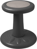 Studico ActiveChairs Kids Wobble Stool, Flexible Classroom Seating Improves Focus, Posture & Helps ADHD/ADD. Get The Wiggles Out Active Fidget Chairs, Preschool | Elementary 14" Chair, Ages 3-7, Gray