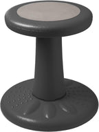 Studico ActiveChairs Kids Wobble Stool, Flexible Classroom Seating Improves Focus, Posture & Helps ADHD/ADD. Get The Wiggles Out Active Fidget Chairs, Preschool | Elementary 14" Chair, Ages 3-7, Gray