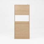 Pantry Cabinet with 2 Doors, 3-Tier with Shelves, Freestanding Larder Cupboard, Kitchen Pantry Storage Cabinet for Kitchen, Dining Room