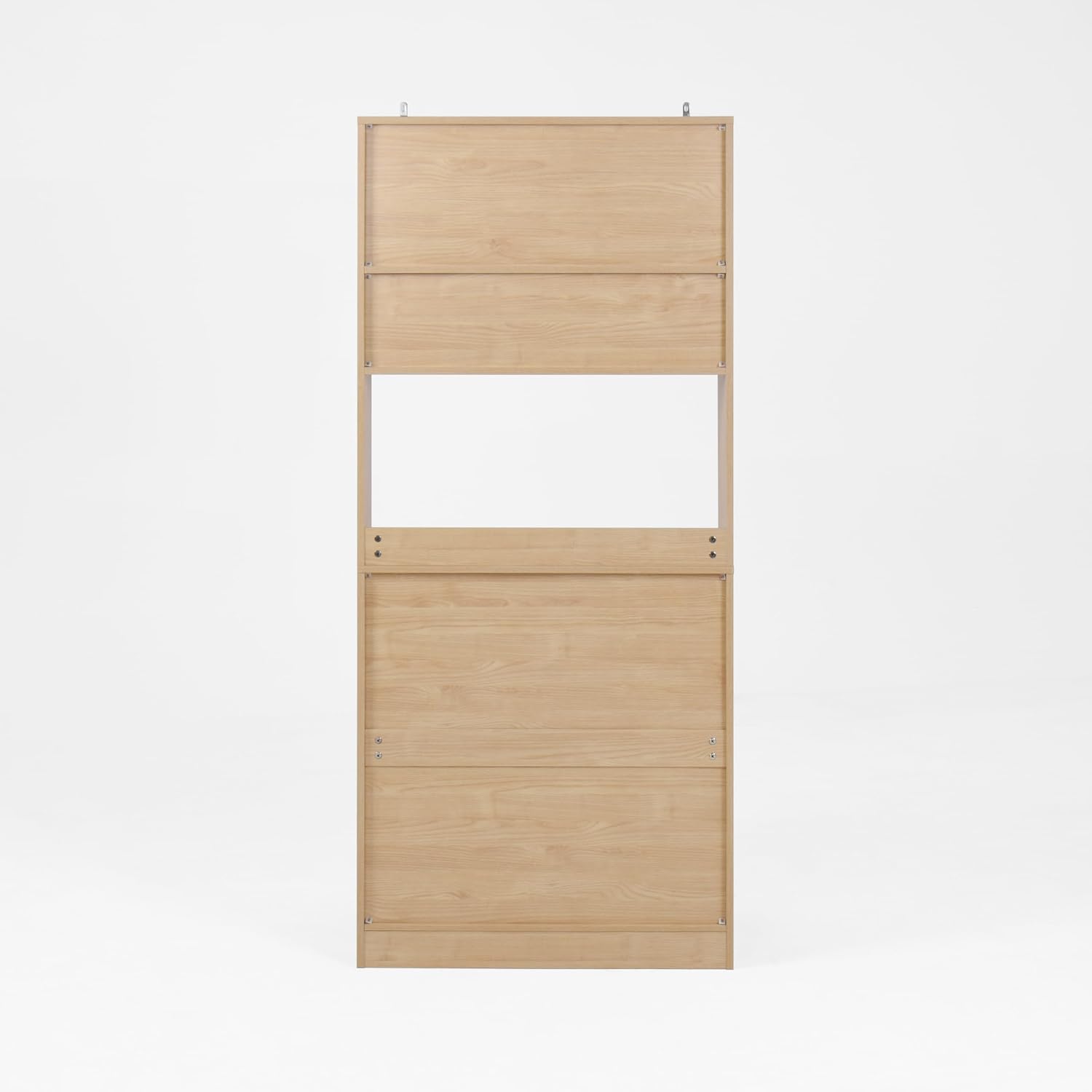 Pantry Cabinet with 2 Doors, 3-Tier with Shelves, Freestanding Larder Cupboard, Kitchen Pantry Storage Cabinet for Kitchen, Dining Room