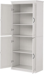 70" Tall Kitchen Pantry Cabinets Pantry Cabinet with 2 Doors and 3 Adjustable Shelves, Freestanding Cupboard, Modern Storage Cabinet for Living Room, Kitchen