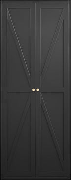71" Tall Metal Kitchen Pantry Cabinet with 2 Doors and 4 Adjustable Shelves,Utility Kitchen Cupboard, Large Steel Cabinets for Dining Room, Office, Living Room (Black)