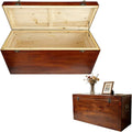 31.5" Storage Bench, Large Wooden Storage Chest,Oversized Storage Trunks,Multifunctional Entryway Organizer, Storage Bench Storage Furniture for entryways, Living Rooms, and Bedside Areas