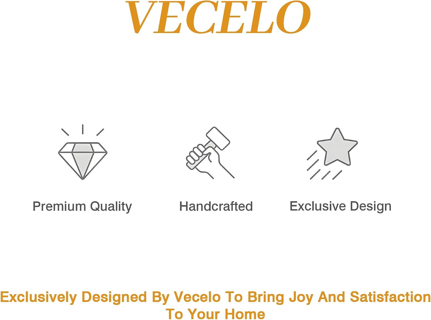 VECELO Modern Side Table, Round Small End Table, Exclusively Designed Hand-Crafted Small Nightstand, Solid Wood,Natural top with Black Metal Legsfor Bedrooms, Living Rooms and Home Office