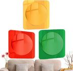3 Pieces Sensory Wall Mirror Acrylic Bubble, Colorful Acrylic Bubble Wall Mirror, Interactive Sensory Convex Bubbles Mirrors, for Feelings Exploration Tactile Stimulation Boys Girls Preschool Home