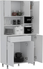 Kitchen Pantry Piacenza, Kitchen, White