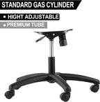 Topdeep 28" Swivel Chair Base Replacement, Office Chair Base, 350 Pounds Heavy Duty Gaming Chair Replacement Base with Bottom Plate Stand Cylinder and Casters