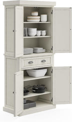 Homestyles Nantucket Pantry, 30", Off White