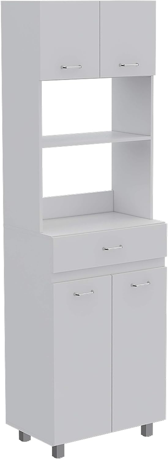 Bottom Two-Door Cabinet,Sideboard,Buffet Cabinet,Spacious Top Surface,Space-Saving Kitchen Furniture,White