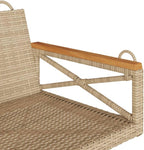 Patio Swing Bench Beige,Modern Outdoor Swing Chair with Style – for Gardens and Patios Patio Furniture