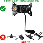 MySit Heavy Duty 300 LBs Office Chair Tilt Mechanism Replacement Parts, 5.9'' x 8.6" Mounting Holes Tilt Control Mechanism(Not Standard Dimension)