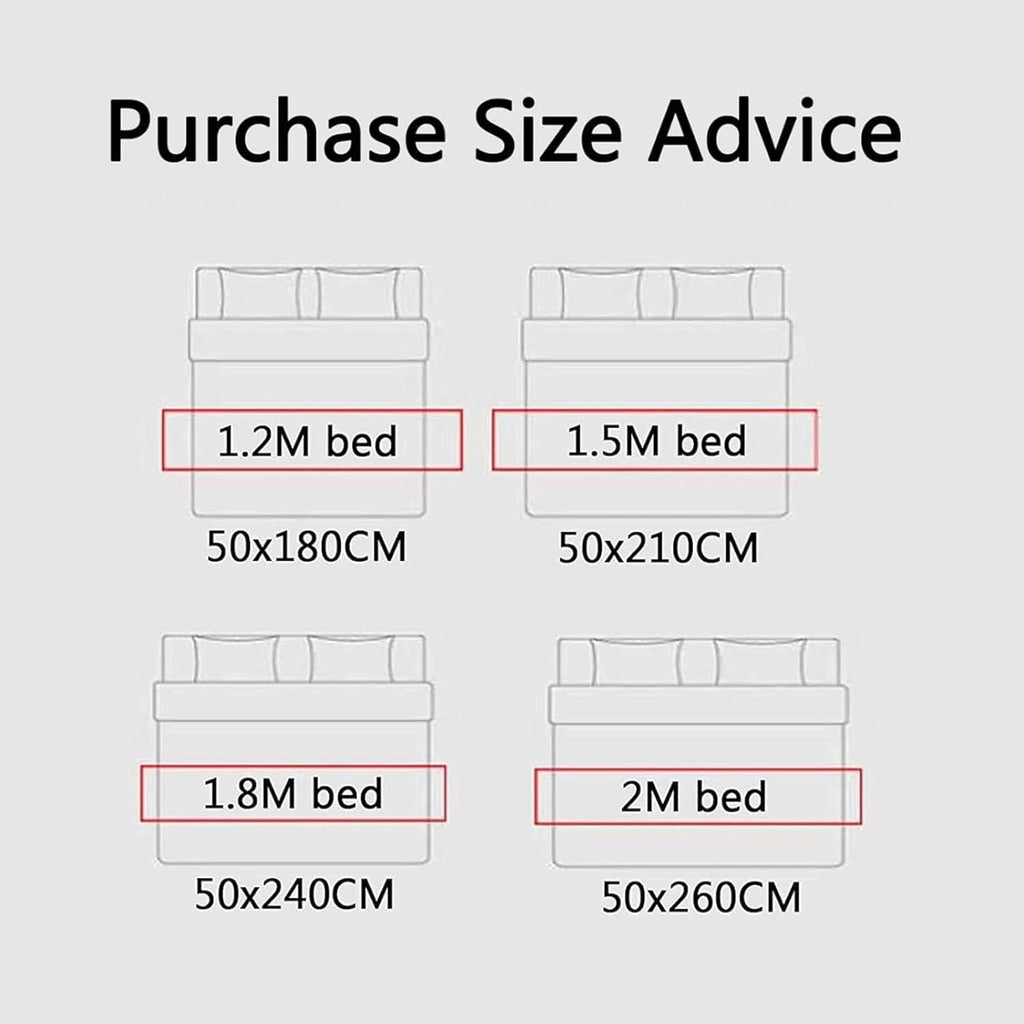 Hotel Bed Runner Protection Cotton Linen Solid Color King Size Bed Scarf Home Bed Scarves Bedspread Matching Cushion Cover Bedding End Towel with Tassel, Blue-50 * 260CM(2.0m Bed)