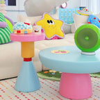 Minimalist Side Table Colorful Small Round Table Sofa Side Mini Storage Bedroom Bedside Corner