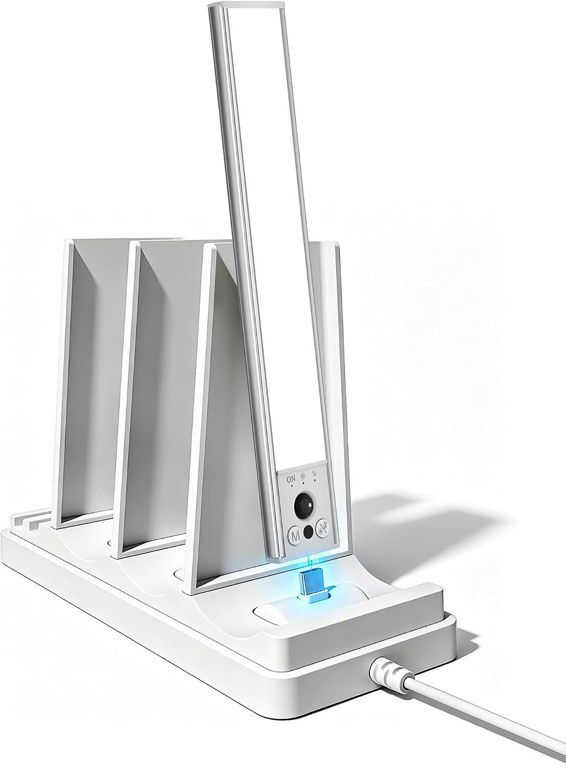 EZVALO Charging Station for Under Cabinet Lighting, Charging Base Compatible with MCGOR, Gritin, 3 Type-C Ports(Adapter Not Included)⁠