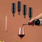Limso Spiral Wine Wall Holder, 6Pcs Wall Mounted Wine Racks, Metal Wine Bottle Display Holder with Screws for Storage Beverages Liquor Bottle