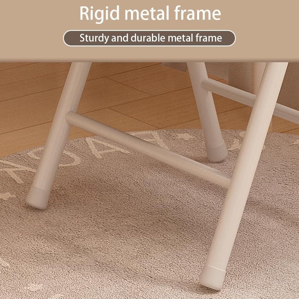 Padded Folding Chair with Padded Seats - Easy Store Metal Frame for Home Office Gatherings Indoor and Outdoor Events(Rojo)