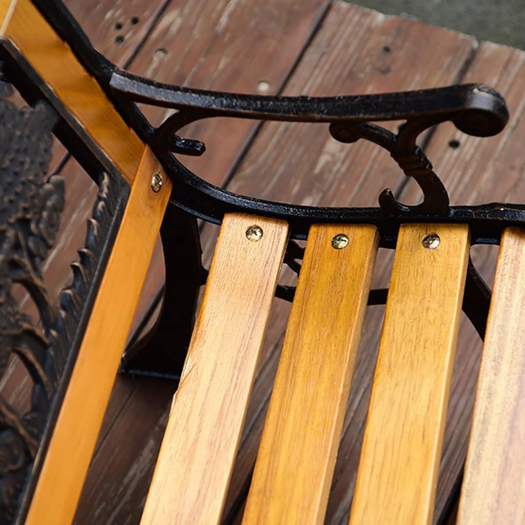Patio Benches for Outdoors Outdoor Company Seat Park Back Chair Bench Solid Wood Garden Leisure Waiting Garden Benches for Outdoors