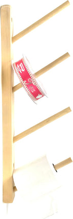 Wood Storage Rack 4 Pegs for Storage Needs, Ribbons, Workout, Ect...