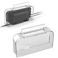Dust Cover for Switch 2 Console, Hard PC Transparency Heat Dissipation Anti Scratch Storage Dustproof Protective Case Support Cable Port Access