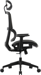 Realspace® Radano Mesh High-Back Executive Office Chair, Black, BIFMA Compliant