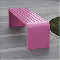 Porch Benches Outdoor, Outside Benches Weather Proof, Suitable for Outdoor Settings Such as Beaches, Sunbathing Areas, Patios, Poolside Areas, Lawns, and More.(Pink,150 * 40 * 45cm)