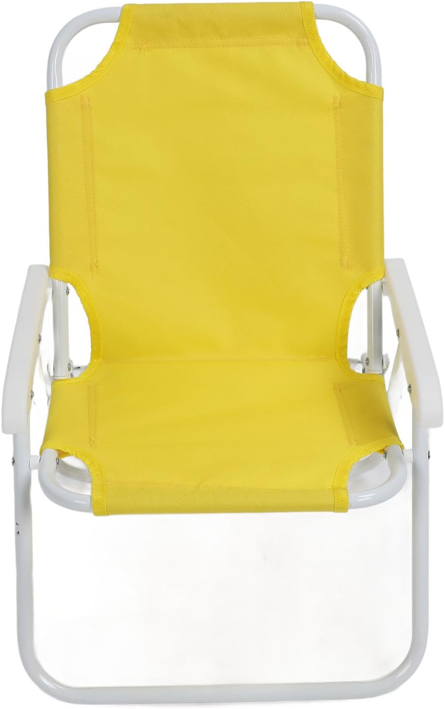 Yinhing S Folding Beach Chair with Umbrella Portable Outdoor Sand Chair for Kids Ideal for Vacations Picnics Parties Extra Large Size Yellow (Yellow)