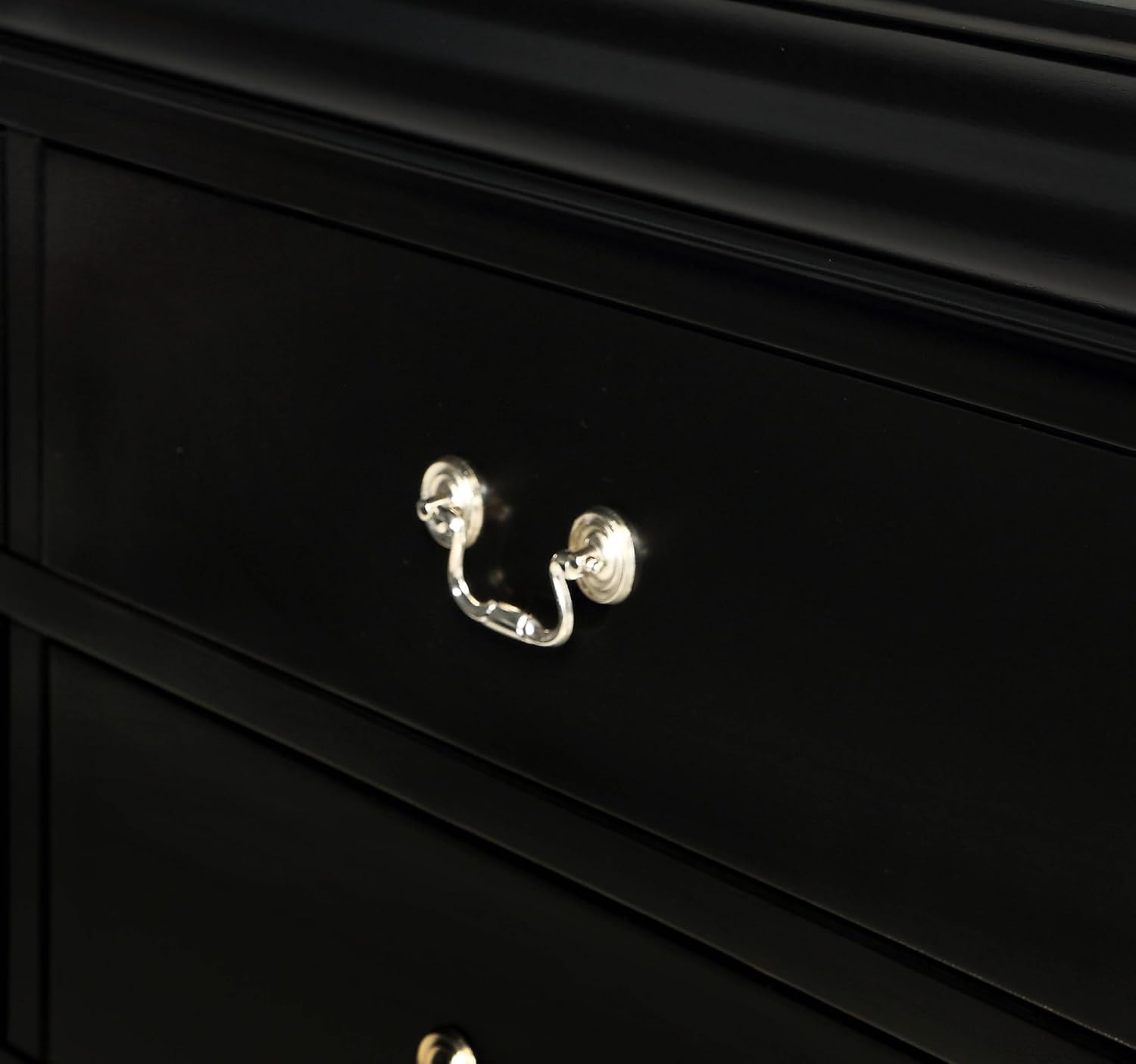 Two Drawers Nightstand Contemporary & Simple Style,for Small Spaces