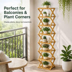 8/9/10-Tier Folding Shoe Rack| Bamboo Wooden Shoe Organizer| Entryway Bedroom Shoe Shelf| Ventilated & Space-Saving