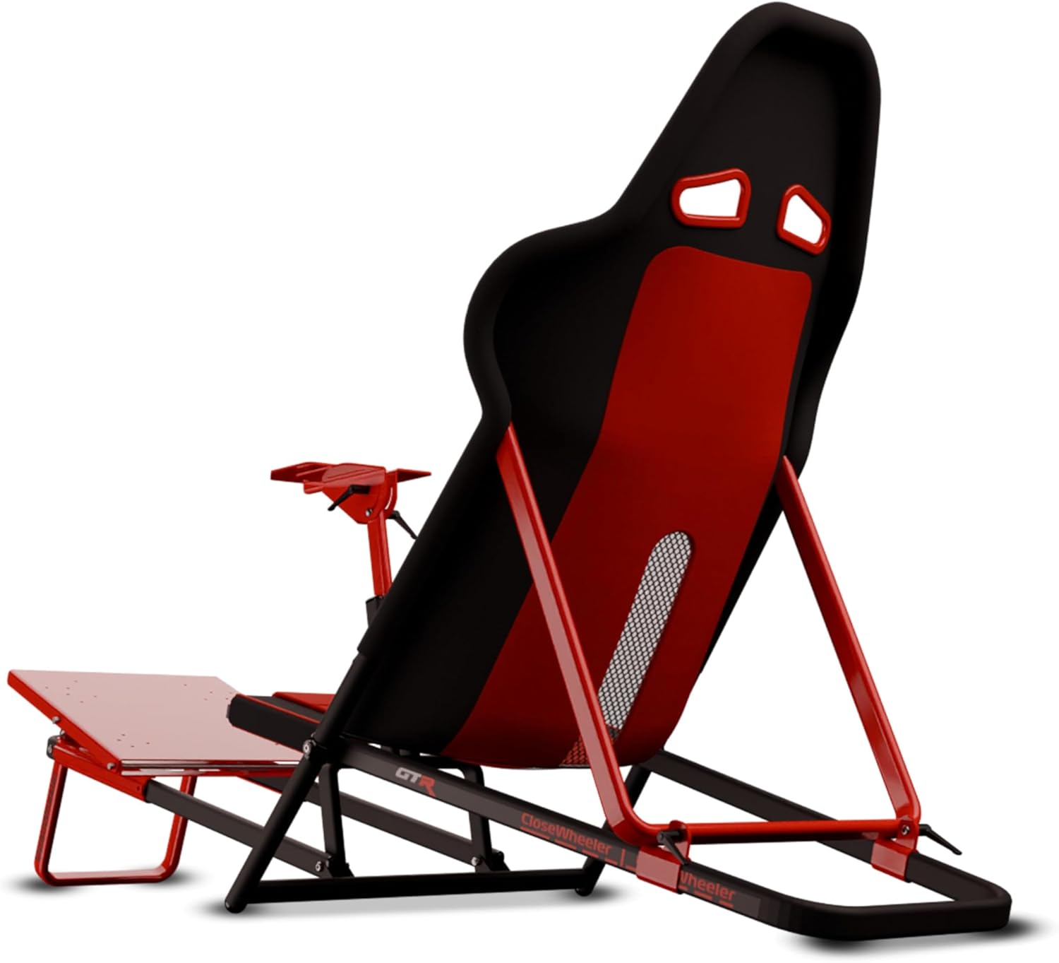 GTA Compact V2 Foldable Racing Simulator Cockpit Stake F1® Team Kick Sauber Edition (Red/Black)