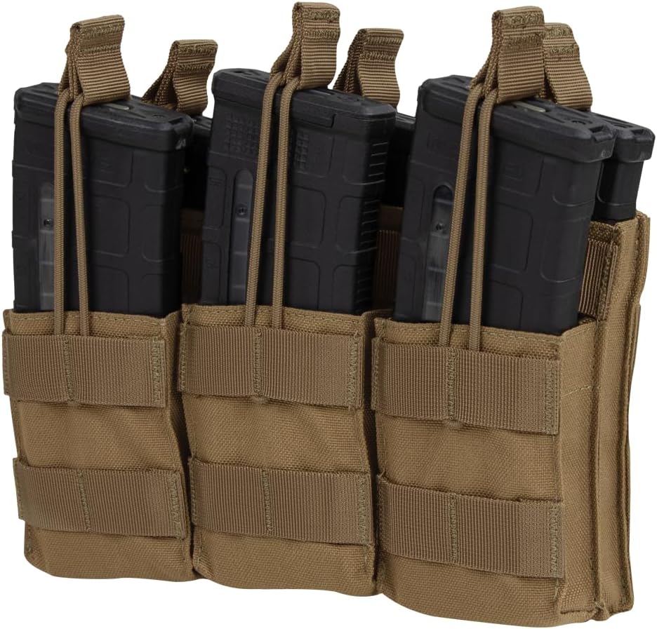 Condor Elite MA44-498 Triple Stacker M4 Mag Pouch Coyote Brown