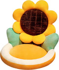 Ditucu Sunflower Shape Chair Pillow Cute Seat Cushion 19 x 18 inch Comfy Lazy Sofa Floor Pillows Dorm Seating for Childs Adults for Bedroom Decor