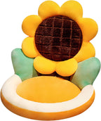 Ditucu Sunflower Shape Chair Pillow Cute Seat Cushion 19 x 18 inch Comfy Lazy Sofa Floor Pillows Dorm Seating for Childs Adults for Bedroom Decor