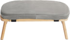 Meditation Bench with Cushion, Foldable Yoga Meditation Stool, Portable Kneeling Stool Prayer Bench, Yoga Bench Squat Seat, Gray