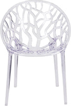 Flash Furniture Specter Series Transparent Stacking Side Chair