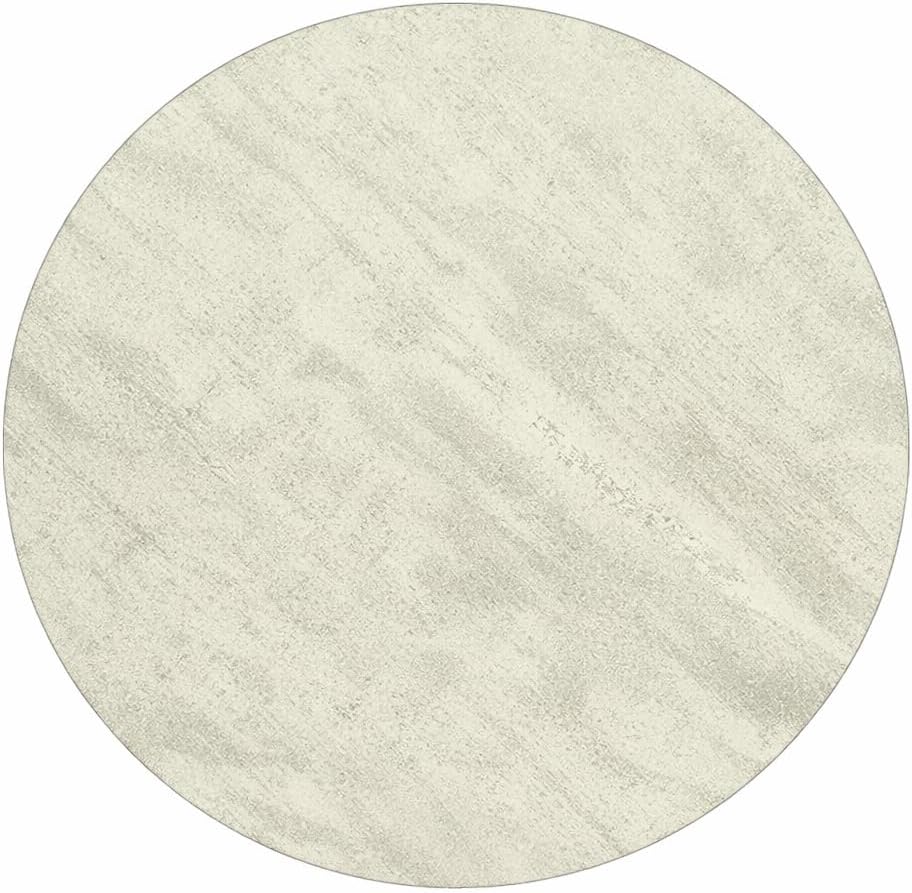 Commercial Reversible Laminate Round Table Top, White/Gray Slate Finish, 24" Diameter, 1" Thick - Perfect for Restaurant, Cafe, Cafeteria, Deli, Pizza Shop, Indoor Dining