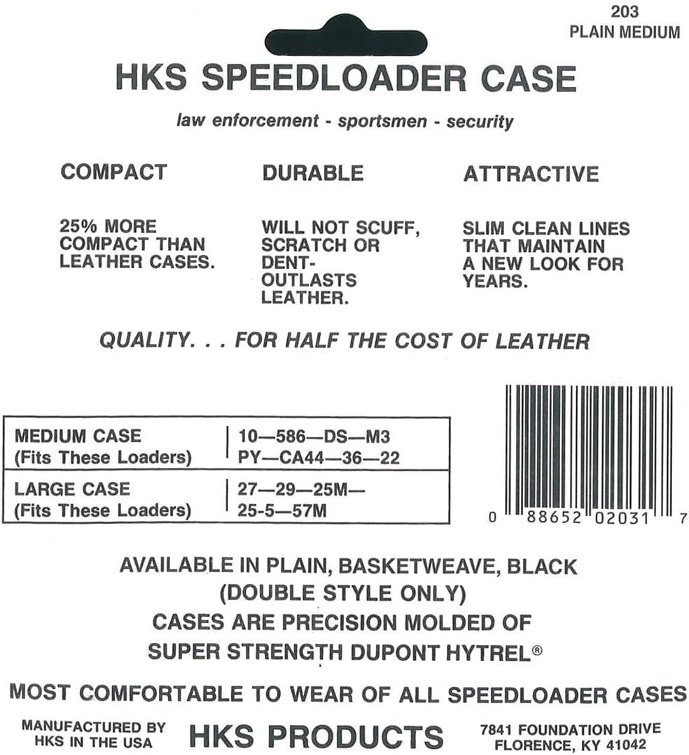 HKS Plain Double Speedloader Case