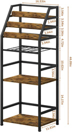 Trapezoid Liquor Wine Rack - Stepped Freestanding Design for Home - Fits Living RoomCorners (Whiskey & Wine Storage)