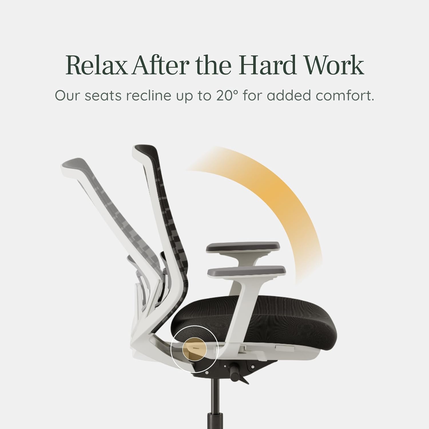 Branch Ergonomic Chair - A Versatile Desk Chair with Adjustable Lumbar Support, Breathable Mesh Backrest, and Smooth Wheels - Experience Optimal Comfort and Support - All Black