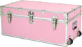 Rhino Trunk & Case Large Essential Trunk With Wheels 32”x18”x14”, 1000+ lbs Capacity - Many Colors. Strong, USA Made Summer Camp Footlocker, and Secure College Dorm Storage Chest