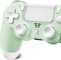 Puiseno Wireless Controller for PS-4, Dual Vibration Game Joystick/Motion Sensing/Touchpad/Speaker/3.5mm Audio Jack Headphone, Upgraded Six-Axis Sensor, Compatible with PS4/Slim/Pro Console/PC (green)