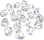 1000PCS Clear Acrylic Gem Stones - 2/4 Inch Fake Diamond Ice Cubes Crystals for Vase Fillers, Table Scatter, Birthday Party Favor, Wedding Decoration, Arts Crafts