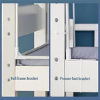 Canopy Poles for Bed, Retractable Top Bunk Bed Canopy Frame with 4 Corner Support, Adjustable Carbon Steel Poles for Dormitory School College, Bed Curtain Tent Frame
