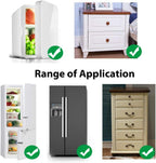 Fridge Lock,Refrigerator Locks,Freezer Lock with Key for Child Safety,Locks to Lock Fridge and Cabinets,White Fridge Lock