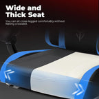 GTPLAYER Gaming Chair, Video Game Chairs Racing Style PC Game Chairs 350lbs for Adults - Padded High Back Ergonomic Reclining Silla Gamer, Linkage Armrest, Blue
