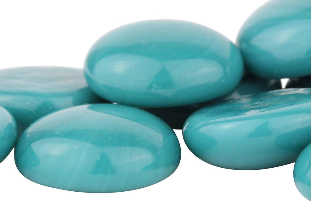 Standard Glass Gems - Teal Opaque (48 oz.)