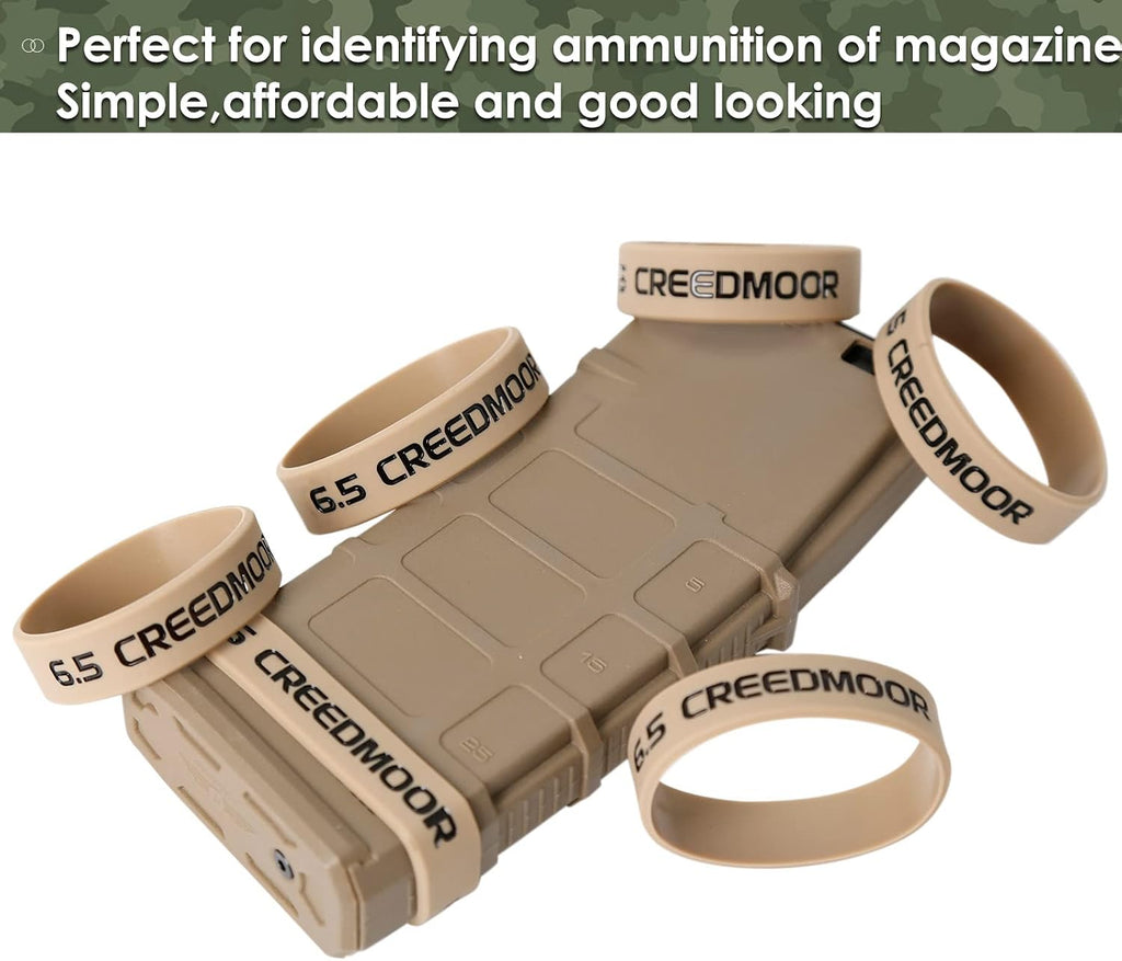 Aolamegs 6.5 Creedmoor Magazine Marking Bands 6 Pack