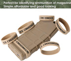Aolamegs 6.5 Creedmoor Magazine Marking Bands 6 Pack
