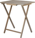 Folding Tray Table Rustic Gray Wooden Oversized TV Tray Table Portable Foldable Side Table Laptop Desk for Living Room Bedroom Small Spaces No Assembly Required